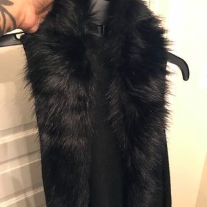 Faux fur vest
